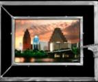 Sun Rises Over the City (Metal Frame)