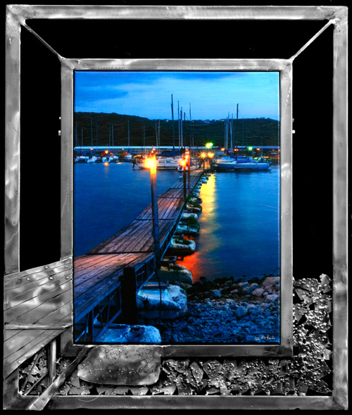 Still Waters At Dusk (Metal Frame)